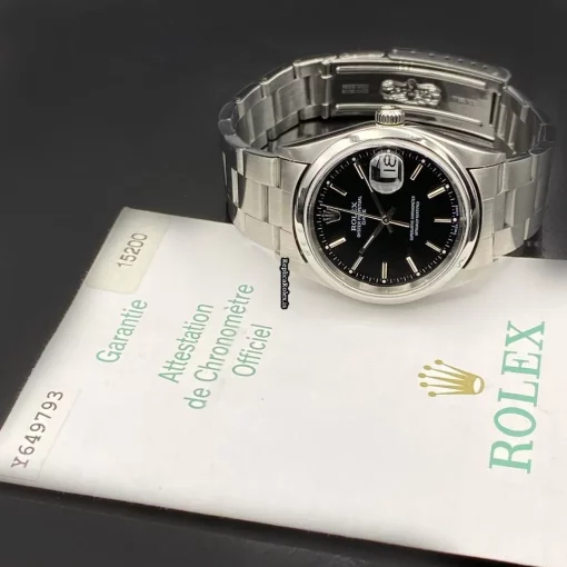Fabulous Replica Rolex Oyster Perpetual Date 15200 Caliber 3135 Automatic Movement 34mm Steel Case Mens/unisex Watch - Image 2