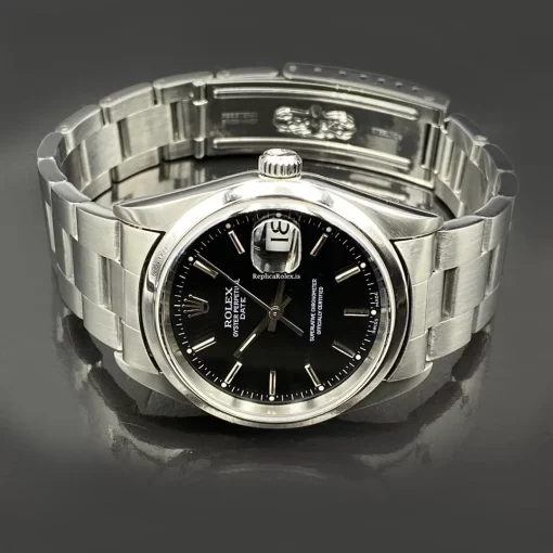 Fabulous Replica Rolex Oyster Perpetual Date 15200 Caliber 3135 Automatic Movement 34mm Steel Case Mens/unisex Watch - Image 4