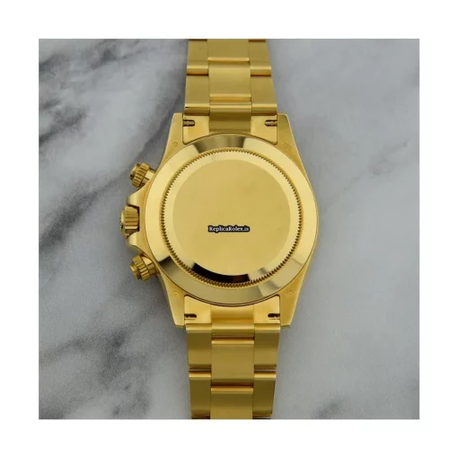 Fantastic Replica Rolex Daytona 116528 Caliber 4130 Automatic Movement 40mm Yellow Gold Case Mens/unisex Watch - Image 6