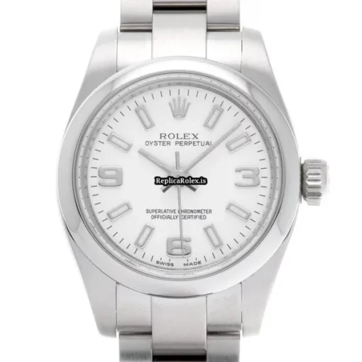 Excellent Copies Rolex Oyster Perpetual 26 176200 Caliber 2231 Automatic Movement 26mm Steel Case Womens Watch - Image 6