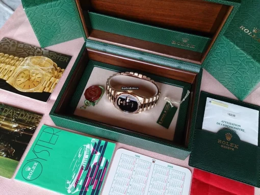 Fabulous Replica Rolex Day-date 36 18238 Automatic Movement Yellow Gold Case Mens/unisex Watch - Image 14