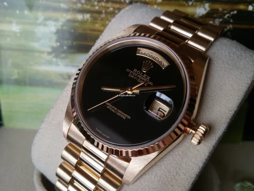 Fabulous Replica Rolex Day-date 36 18238 Automatic Movement Yellow Gold Case Mens/unisex Watch - Image 2