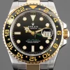 Incredible Clone Rolex Gmt-master II 116713ln Caliber 3186 Automatic Movement 40mm Gold/steel Case Mens/unisex Watch