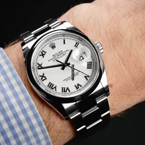 Fabulous Fake Rolex Datejust 126200 Automatic Movement 36mm Steel Case Mens/unisex Watch - Image 13