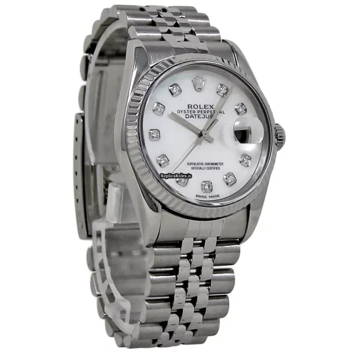 Reliable Replica Rolex Datejust 16220 Automatic Movement 36mm Steel Case Mens/unisex Watch - Image 5