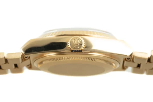 Reliable Replica Rolex Day-date Oysterquartz 19018 Caliber 5055 Quartz Movement 36mm Yellow Gold Case Mens/unisex Watch - Image 10