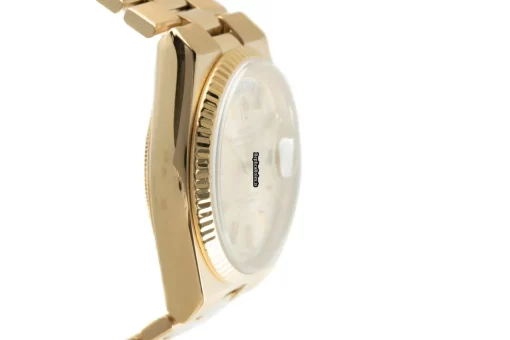 Reliable Replica Rolex Day-date Oysterquartz 19018 Caliber 5055 Quartz Movement 36mm Yellow Gold Case Mens/unisex Watch - Image 5
