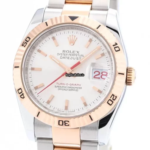 Neat Replica Rolex Datejust Turn-o-graph 116261 Automatic Movement 36mm Gold/steel Case Mens/unisex Watch
