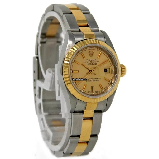 Marvellous Replica Rolex Lady-datejust 69173 Automatic Movement 26mm Steel Case Womens Watch - Image 5