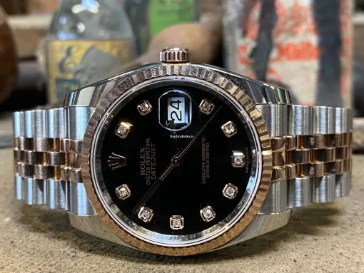 Wholesale Fake Rolex Datejust 116231 Caliber 3135 Automatic Movement 36mm Gold/steel Case Mens/unisex Watch - Image 3