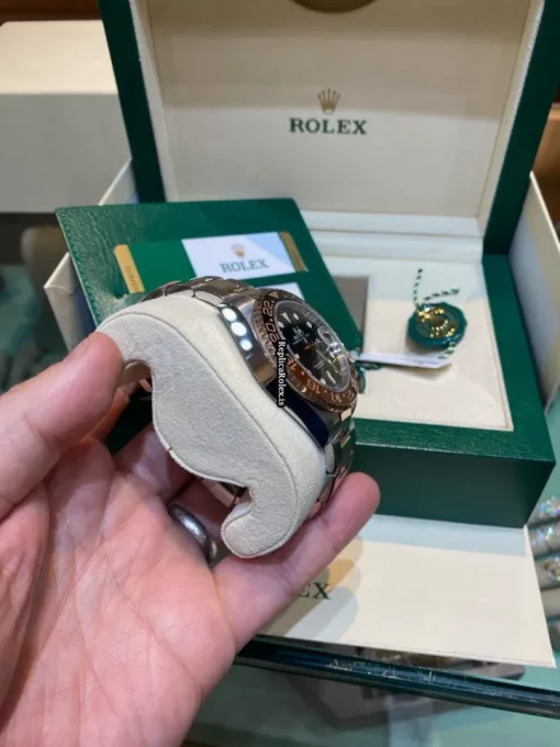 Perfect Copy Rolex Gmt-master II 126711chnr Caliber 3285 Automatic Movement 40mm Gold/steel Case Mens/unisex Watch - Image 3