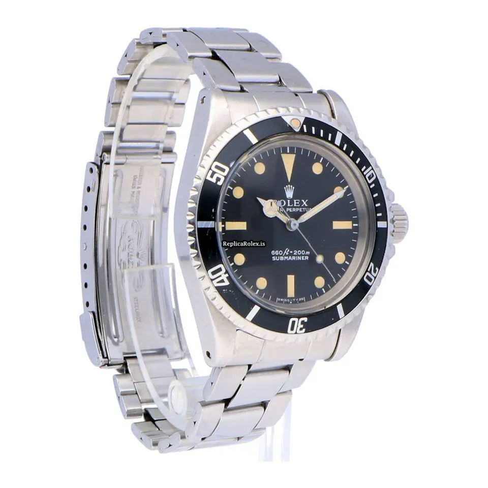 Marvellous Fake Rolex Submariner 5513 Automatic Movement 40mm Steel Case Mens/unisex Watch - Image 8