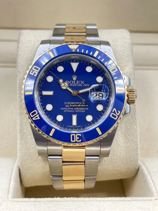 Fabulous Copies Rolex Submariner Date 116613lb Caliber 3135 Automatic Movement 40mm Steel Case Mens/unisex Watch - Image 11
