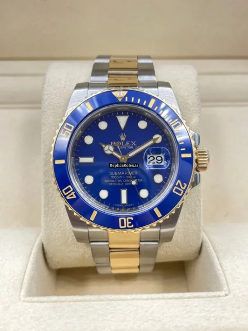 Fabulous Copies Rolex Submariner Date 116613lb Caliber 3135 Automatic Movement 40mm Steel Case Mens/unisex Watch - Image 2