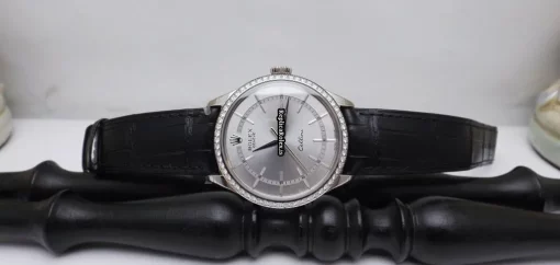 Nice Replica Rolex Cellini Time 50709rbr Automatic Movement 39mm White Gold Case Mens/unisex Watch - Image 10