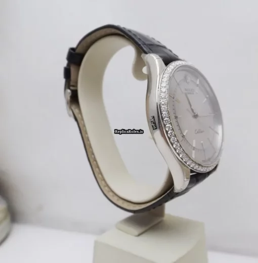 Nice Replica Rolex Cellini Time 50709rbr Automatic Movement 39mm White Gold Case Mens/unisex Watch - Image 5