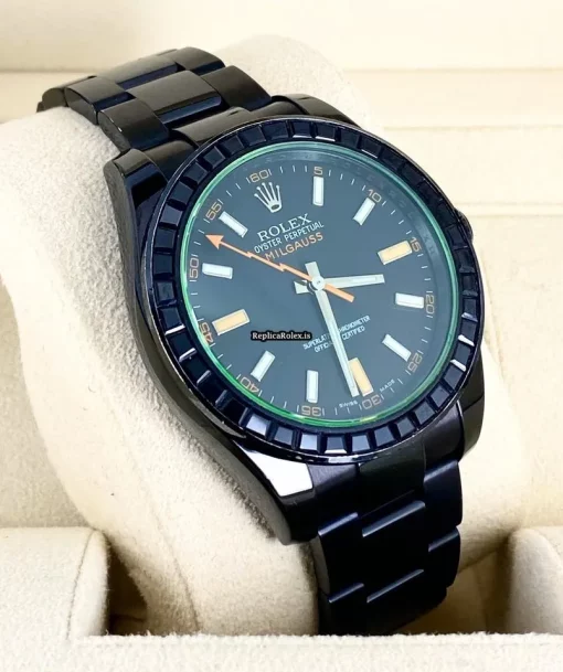 Affordable Replica Rolex Milgauss 116400gv Caliber 3131 Automatic Movement 40mm Steel Case Mens/unisex Watch - Image 3