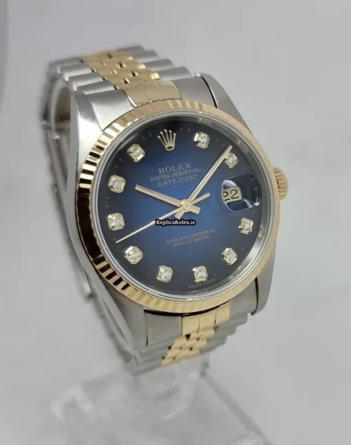 Exquisite Fake Rolex Datejust 16233 Caliber 3135 Automatic Movement 36mm Gold/steel Case Mens/unisex Watch