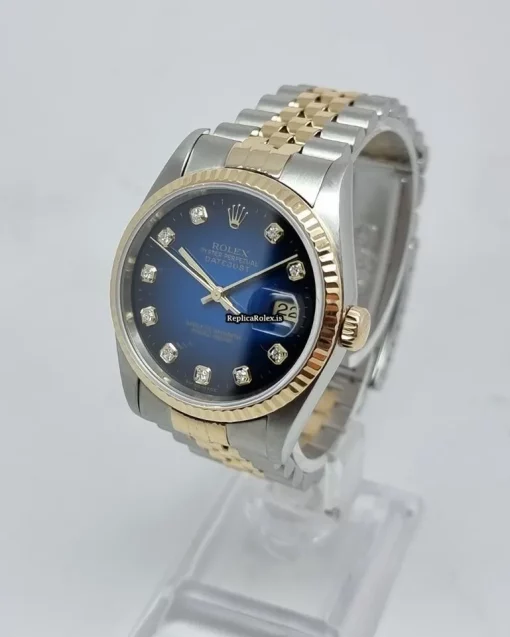 Exquisite Fake Rolex Datejust 16233 Caliber 3135 Automatic Movement 36mm Gold/steel Case Mens/unisex Watch - Image 3