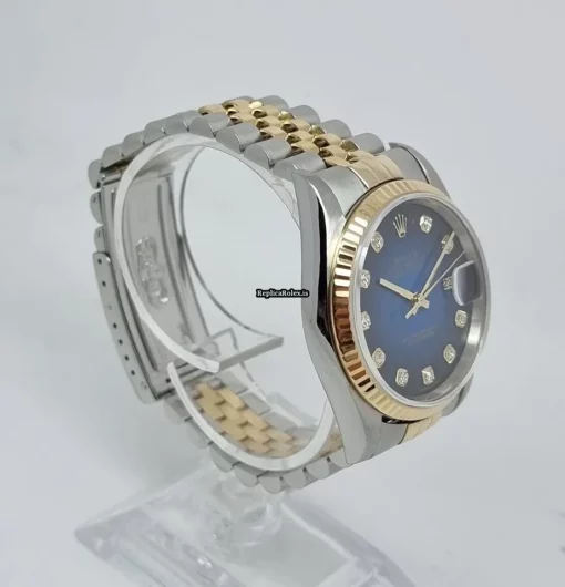 Exquisite Fake Rolex Datejust 16233 Caliber 3135 Automatic Movement 36mm Gold/steel Case Mens/unisex Watch - Image 5