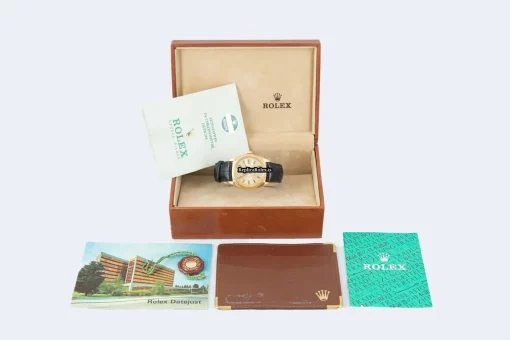 Distinctive Replica Rolex Datejust 1601 Caliber 1570 Automatic Movement 36mm Yellow Gold Case Mens/unisex Watch - Image 10