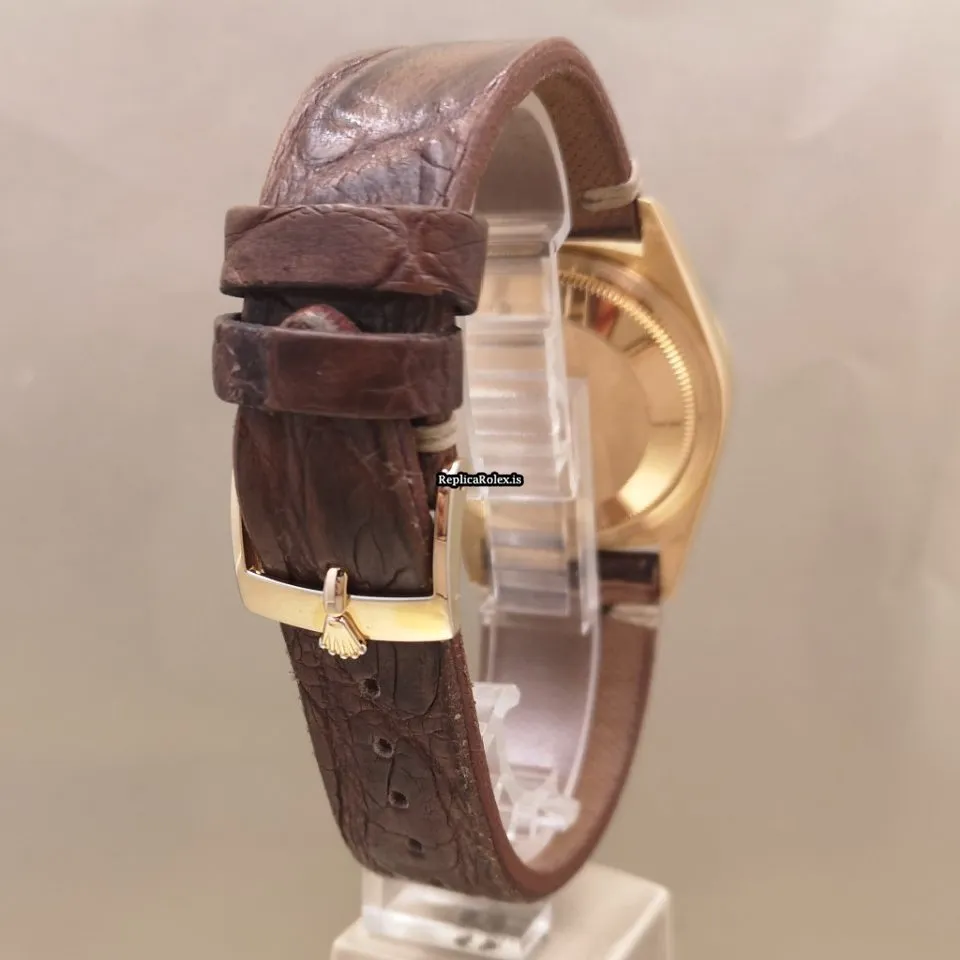 Epic Fake Rolex Day-date 36 18238 Caliber 3155 Automatic Movement 36mm Yellow Gold Case Mens/unisex Watch - Image 4