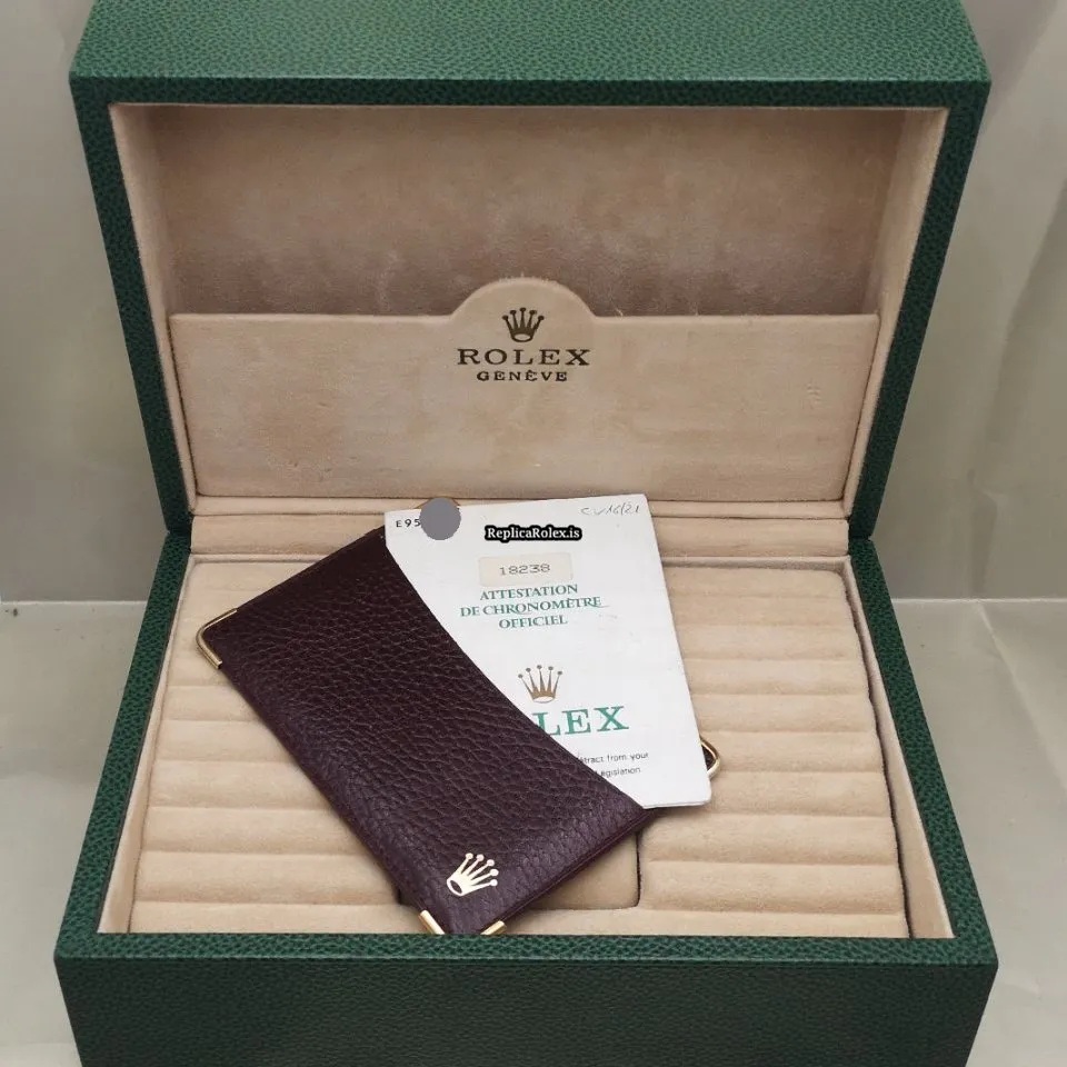 Epic Fake Rolex Day-date 36 18238 Caliber 3155 Automatic Movement 36mm Yellow Gold Case Mens/unisex Watch - Image 5