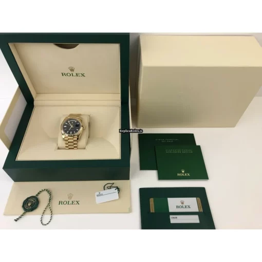 Fine Fake Rolex Day-date 40 228238-0004 Automatic Movement 40mm Yellow Gold Case Mens/unisex Watch - Image 9