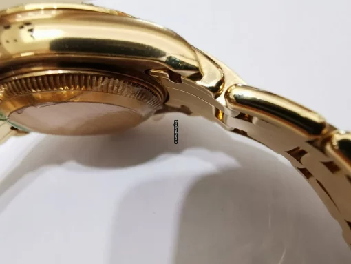 Swiss Replica Rolex Lady-datejust Pearlmaster 80318 Caliber 2235 Automatic Movement 29mm Yellow Gold Case Womens Watch - Image 12