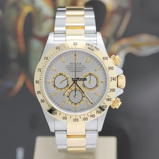 Good Replica Rolex Daytona 116523 Caliber 4030 Automatic Movement 40mm Gold/steel Case Mens/unisex Watch - Image 3