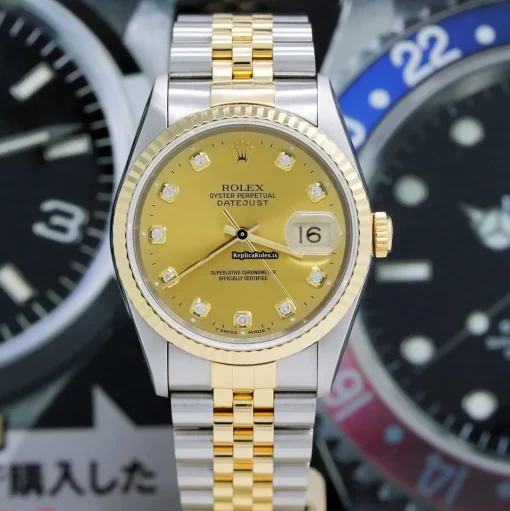 High-end Replicas Rolex Datejust 16233 Caliber 3135 Automatic Movement 36mm Steel Case Mens/unisex Watch - Image 4