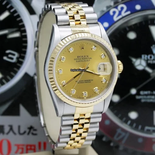 High-end Replicas Rolex Datejust 16233 Caliber 3135 Automatic Movement 36mm Steel Case Mens/unisex Watch - Image 5