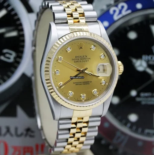 High-end Replicas Rolex Datejust 16233 Caliber 3135 Automatic Movement 36mm Steel Case Mens/unisex Watch - Image 7