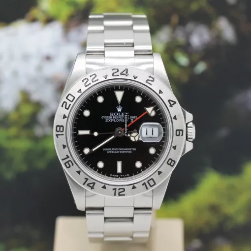 Trustworthy Fake Rolex Explorer II 16570 Caliber 3185 Automatic Movement 40x47,2mm Steel Case Mens/unisex Watch - Image 4