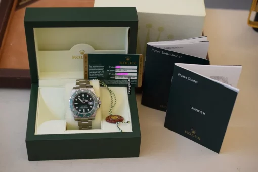 Ideal Replica Rolex Submariner Date 116610lv Caliber 3135 Automatic Movement 40mm Steel Case Mens/unisex Watch - Image 9