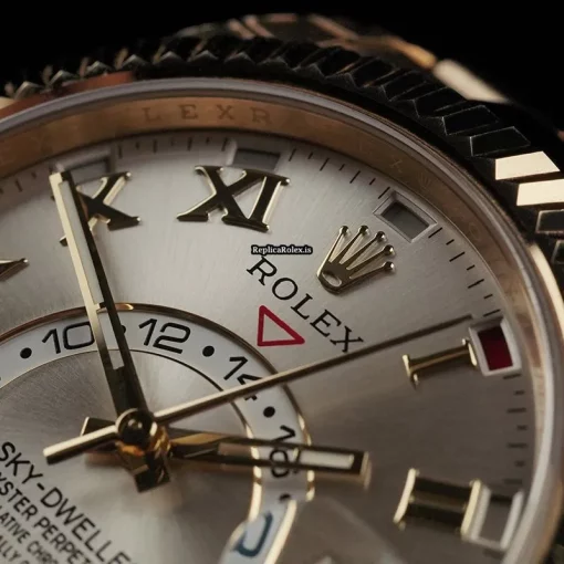 Affordable Replicas Rolex Sky-dweller 326938 Automatic Movement 42mm Yellow Gold Case Mens/unisex Watch - Image 7