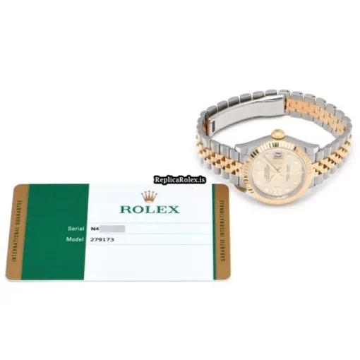Wholesale Copy Rolex Lady-datejust 279173 Caliber 2236 Automatic Movement 28mm Steel Case Womens Watch - Image 5