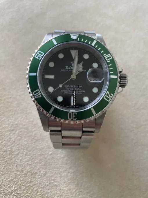 Exquisite Fake Rolex Submariner Date 16610lv Caliber 3135 Automatic Movement 40mm Steel Case Mens/unisex Watch - Image 3