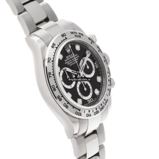 Amazing Replica Rolex Daytona 116509g Caliber 4130 Automatic Movement 40mm White Gold Case Watch - Image 3