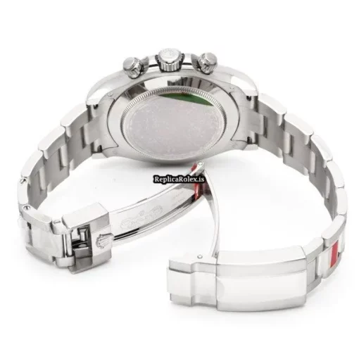 Amazing Replica Rolex Daytona 116509g Caliber 4130 Automatic Movement 40mm White Gold Case Watch - Image 4