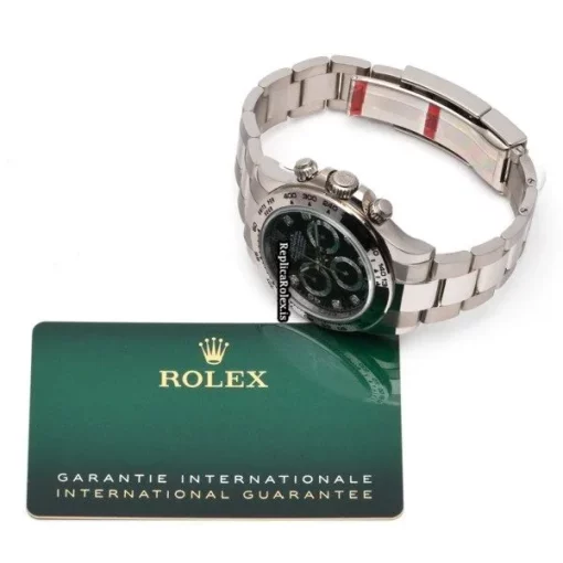 Amazing Replica Rolex Daytona 116509g Caliber 4130 Automatic Movement 40mm White Gold Case Watch - Image 5