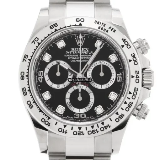 Amazing Replica Rolex Daytona 116509g Caliber 4130 Automatic Movement 40mm White Gold Case Watch - Image 6