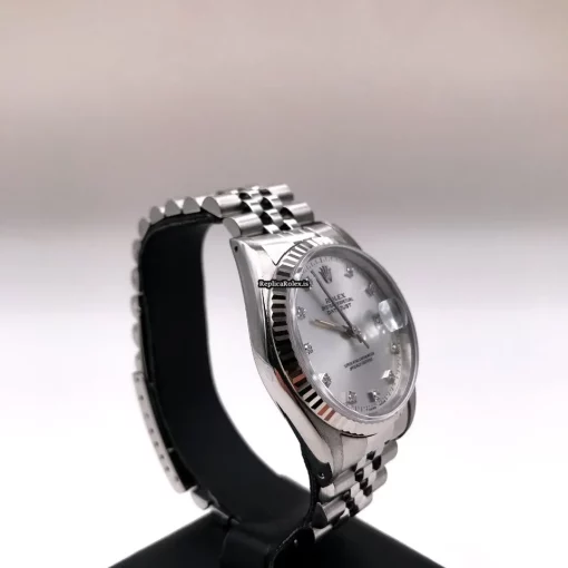 Cool Fake Rolex Datejust 16234 Caliber 3135 Automatic Movement 36mm Steel Case Mens/unisex Watch - Image 3