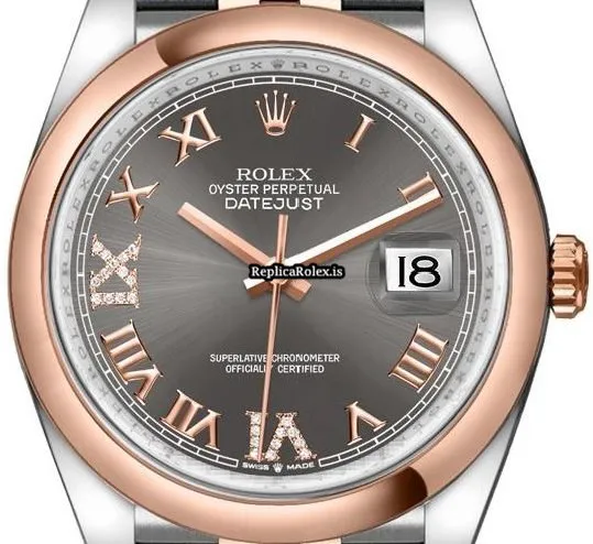 Affordable Replica Rolex Datejust 126201 Automatic Movement 36mm Gold/steel Case Mens/unisex Watch