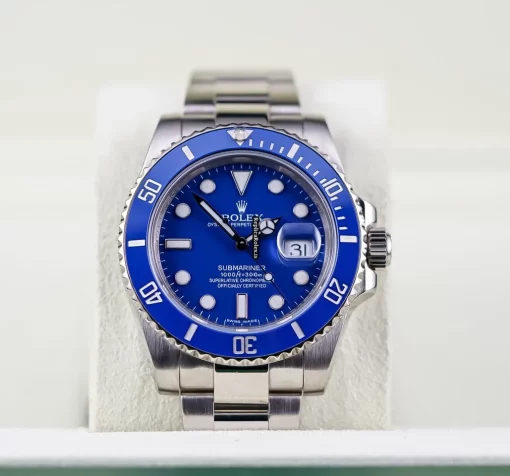 Luxury Replica Rolex Submariner Date 116619lb Caliber 3135 Automatic Movement 40mm White Gold Case Mens/unisex Watch