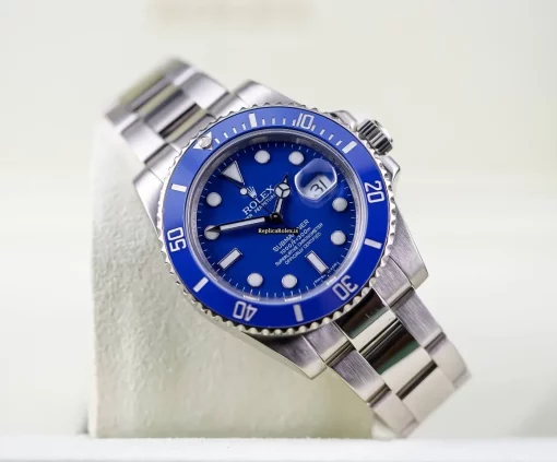 Luxury Replica Rolex Submariner Date 116619lb Caliber 3135 Automatic Movement 40mm White Gold Case Mens/unisex Watch - Image 2