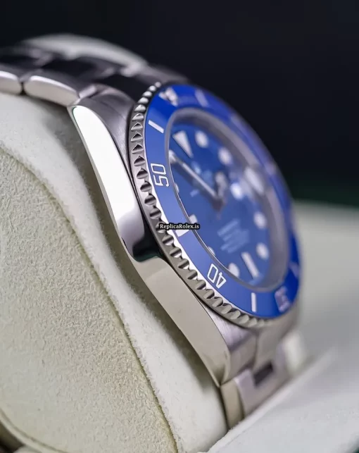 Luxury Replica Rolex Submariner Date 116619lb Caliber 3135 Automatic Movement 40mm White Gold Case Mens/unisex Watch - Image 4