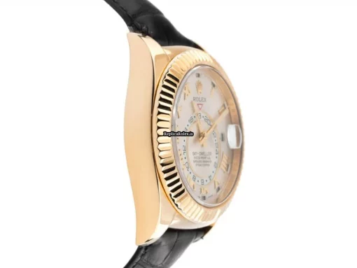 Reliable Knockoff Rolex Sky-dweller 326138 Caliber 9001 Automatic Movement 42mm Yellow Gold Case Mens/unisex Watch - Image 3