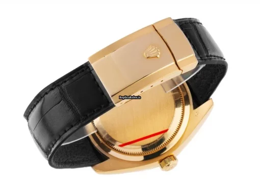 Reliable Knockoff Rolex Sky-dweller 326138 Caliber 9001 Automatic Movement 42mm Yellow Gold Case Mens/unisex Watch - Image 5