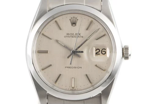 Nice Replica Rolex Oyster Precision 6694 Caliber 1225 Manual Winding Movement 34mm Steel Case Mens/unisex Watch - Image 7